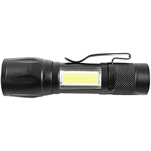 Linterna LED CREE XPE + COB recargable 4W modelo Earth.