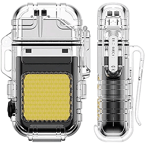 Linterna LED COB recargable 5W mechero modelo BURNER