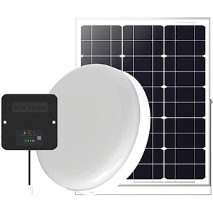 Aplique LED 60W sistema Solar con placa externa